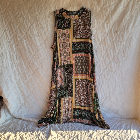 Cato Dresses & Skirts - Cato Boho Loose Fit Dress Size XL